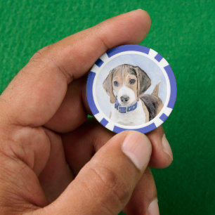 Jetons De Poker Peinture beagle - Cute Original Chien Art
