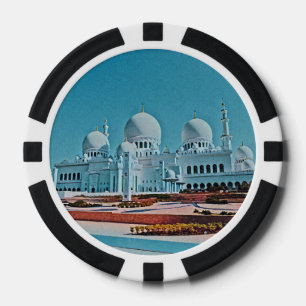 Jetons De Poker Peinture de mosquée d'Abu Dhabi
