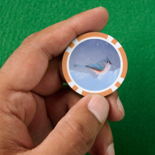 Jetons De Poker Peinture de souris touffetée - Art d'origine des o