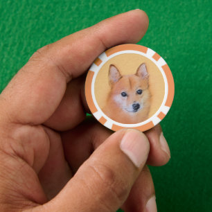 Jetons De Poker Peinture finlandaise Spitz - Jote Original Chien A