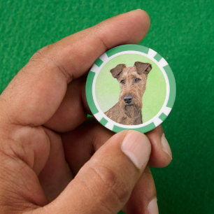Jetons De Poker Peinture irlandaise Terrier - Cute Original Chien 