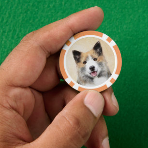 Jetons De Poker Peinture islandaise pour chien de mer - Art origin