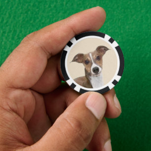 Jetons De Poker Peinture italienne Greyhound - Cute Original Chien
