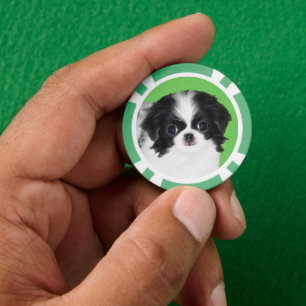 Jetons De Poker Peinture japonaise de chiot - Chien Art