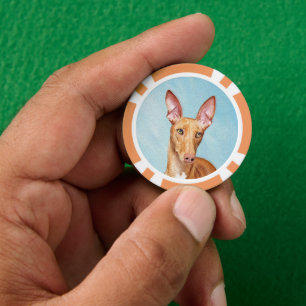 Jetons De Poker Peinture Pharaon Hound - Cute Original Chien Art