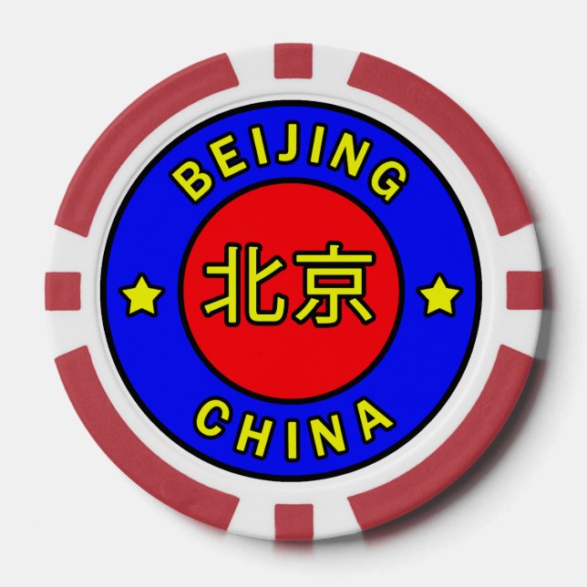 Jetons De Poker Pékin Chine (Recto)