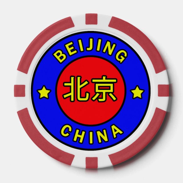 Jetons De Poker Pékin Chine (Recto)