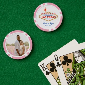 Jetons De Poker Personnalisé Las Vegas Mariage Favoriser Chips de