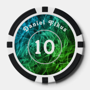 Jetons De Poker Personnalisé noir blanc Lucky charme