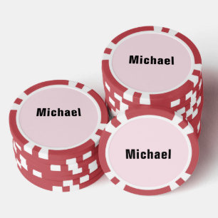 Jetons De Poker Personnalisé Votre Nom Chips Poker