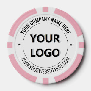 Jetons de poker personnalisés avec logo de votre e