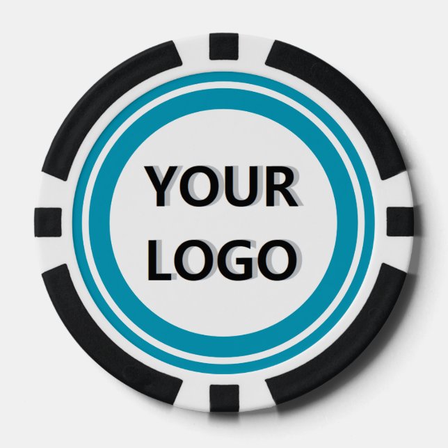 Jetons de poker personnalisés avec logo d'entrepri (Recto)