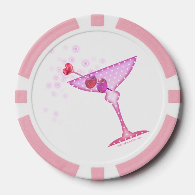 JETONS DE POKER PERSONNALISÉS - PINK MARTINI (Recto)