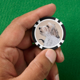 Jetons De Poker Petit Basset Griffon Vendéen Peinture - Chien Art
