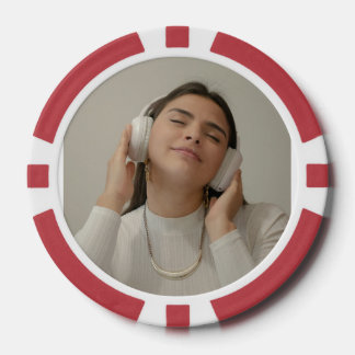 Jetons De Poker Photo personnalisée