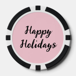 Jetons De Poker Pink pastel joyaux vacances Noël stylet simple