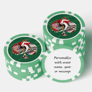 Jetons De Poker Pique - Forme de carte à jouer de Las Vegas