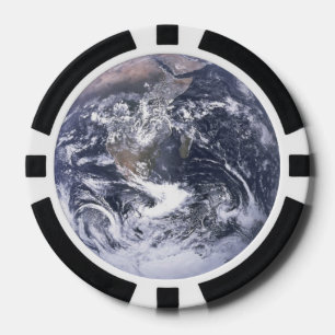 Jetons De Poker Planète Terre