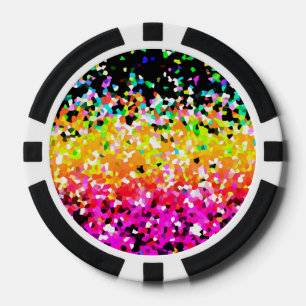 Jetons De Poker Poker Chip Mosaic Sparkley Texture