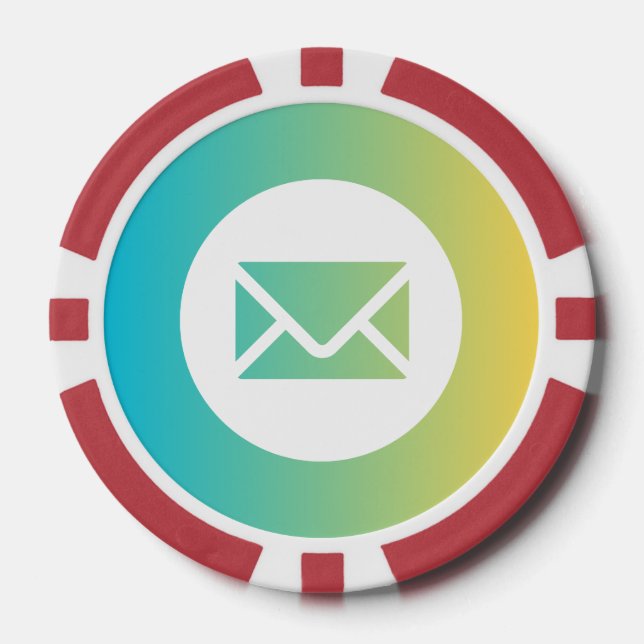 Jetons De Poker Poker Chips Mail (Recto)