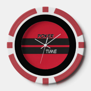 Jetons De Poker Poker Time Rouge Noir