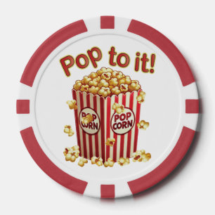 Jetons De Poker Poppin' avec Style - "Pop to it!"