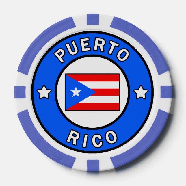 Jetons De Poker Porto Rico (Recto)