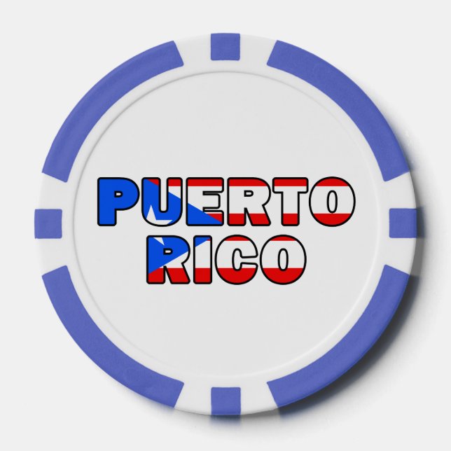 Jetons De Poker Porto Rico (Recto)
