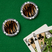 Poster de animal Orange Black Tiger Stripes