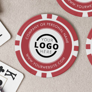 Jetons De Poker Promotion du logo d'entreprise de marque personnal