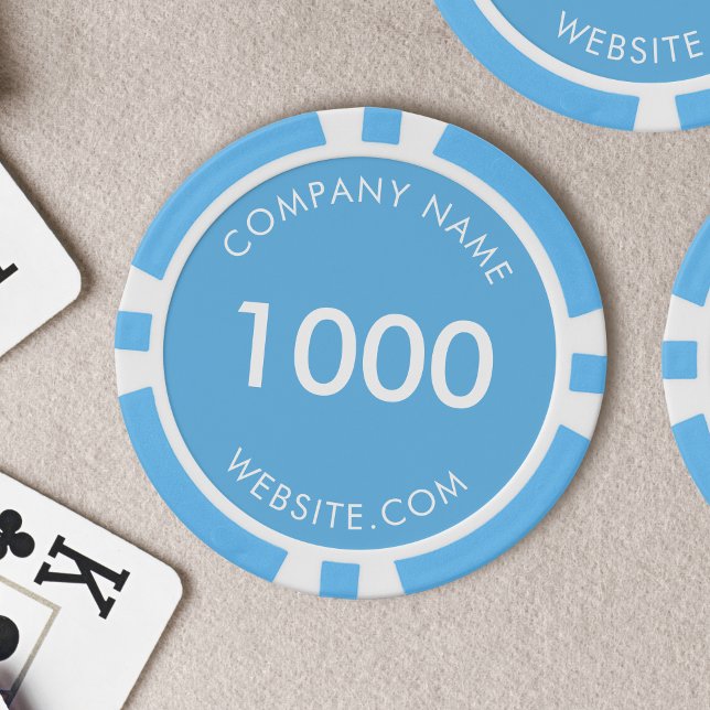 Jetons De Poker Promotion du logo d'entreprise de marque personnal (Créateur téléchargé)