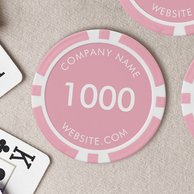 Jetons De Poker Promotion du logo d'entreprise de marque personnal (Créateur téléchargé)