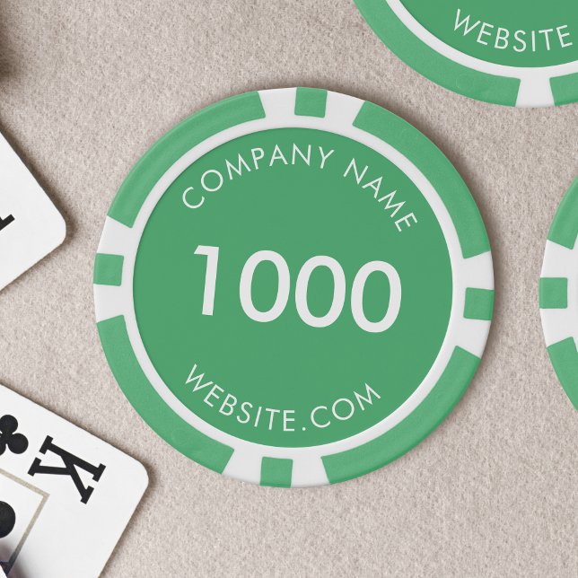 Jetons De Poker Promotion du logo d'entreprise de marque personnal (Créateur téléchargé)