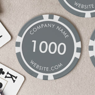 Jetons De Poker Promotion du logo d'entreprise de marque personnal