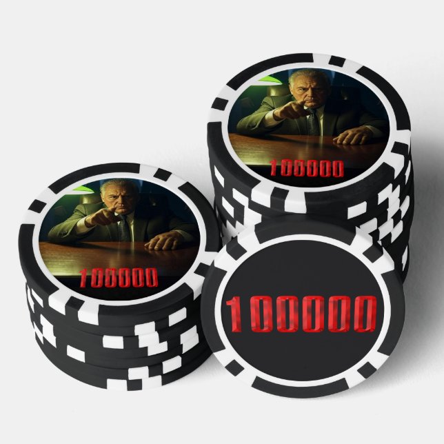 Jetons De Poker Puce de poker Boss 100000 dollars (Empiler)
