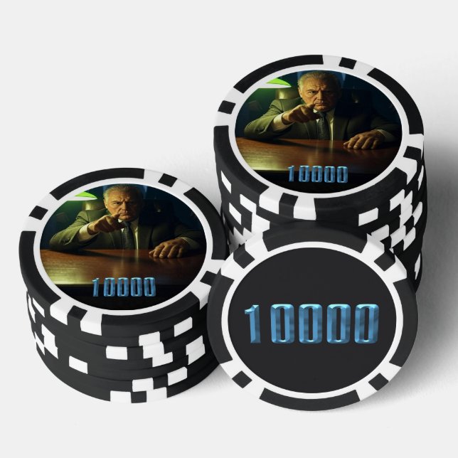 Jetons De Poker Puce de poker Boss 10000 dollars (Empiler)