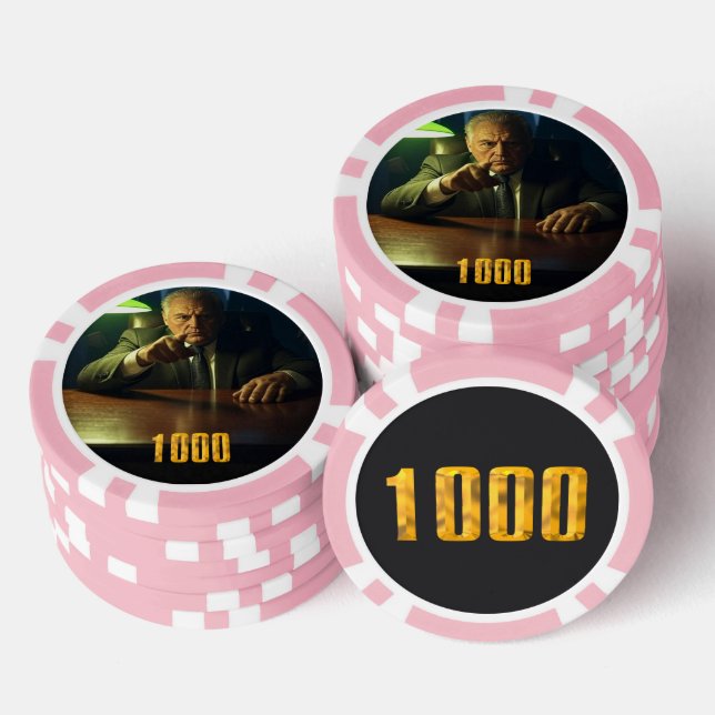 Jetons De Poker Puce de poker Boss 1000 dollars (Empiler)