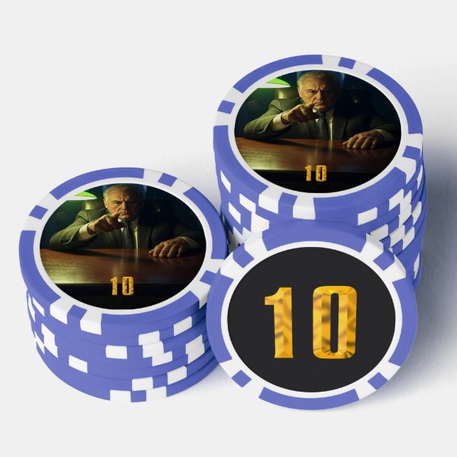 Jetons De Poker Puce de poker Boss 10 dollars (Empiler)