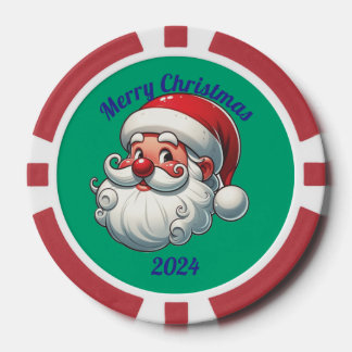 Jetons De Poker puce Noël 24 Père Noël