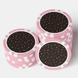 Jetons De Poker Puces de poker Sweet Sprinkles (Chocolat Brown)