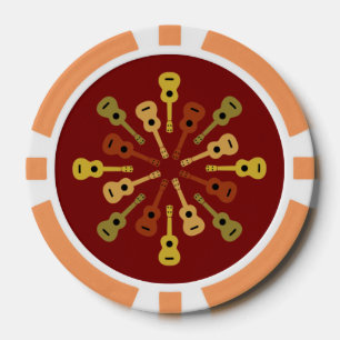 Jetons De Poker Puces de poker Ukulele