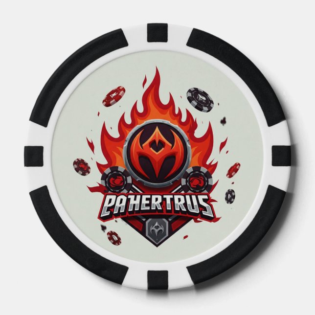 Jetons De Poker Puits de flamme sanguine : Puissance forgée dans l (Recto)