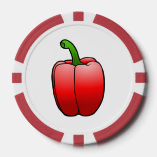 Jetons De Poker Red Bell Pepper