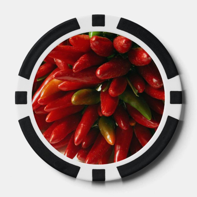 Jetons De Poker Red Chillis (Recto)