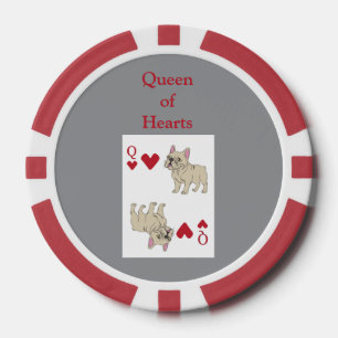 Jetons De Poker Reine de Coeur