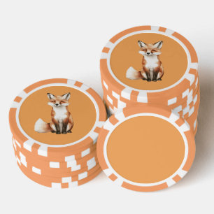 Jetons De Poker Renard Souriant