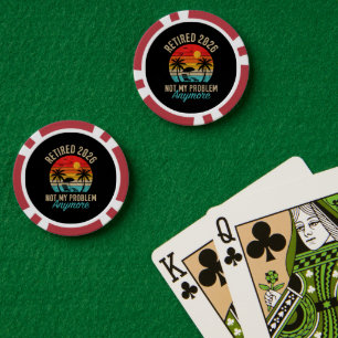 Jetons De Poker Retraité 2026 plus mon problème À la retraite
