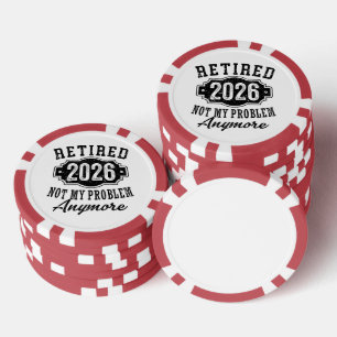 Jetons De Poker Retraite 2026 Plus Mon Problème Drôle
