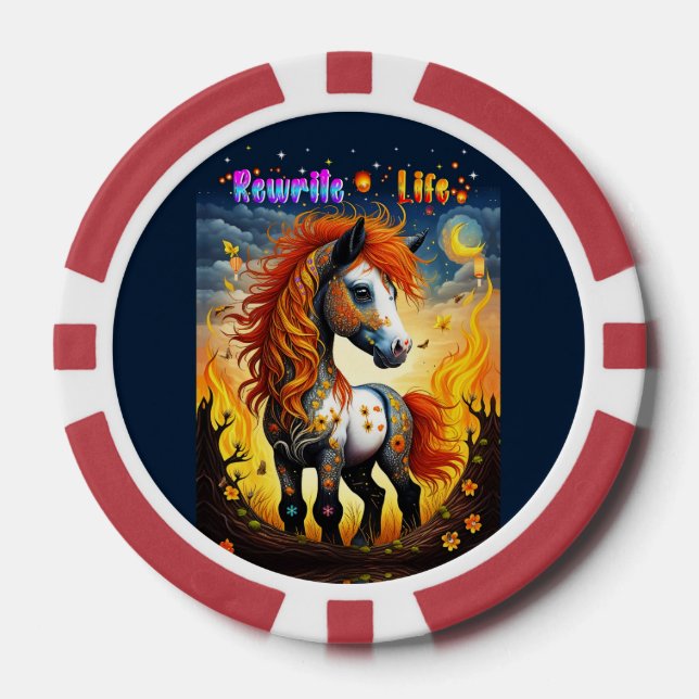 Jetons De Poker Rewrite Life (Recto)