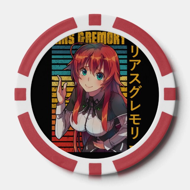 Jetons De Poker Rias Gremory  (Recto)